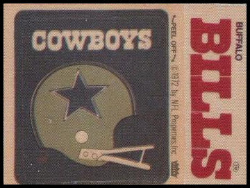 Dallas Cowboys Helmet Buffalo Bills Name
